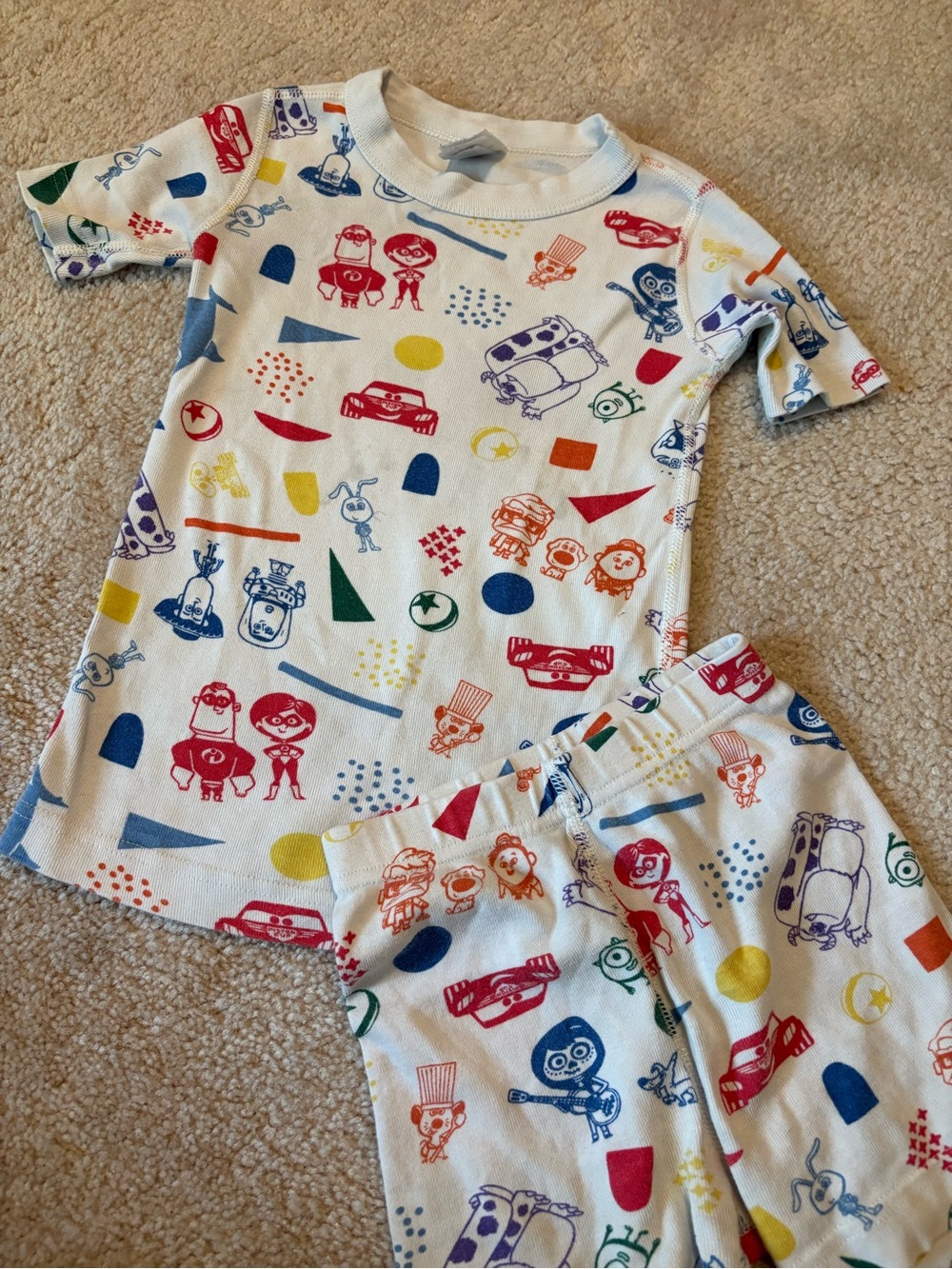 Kids Pixar Character Pajama Set - Short All